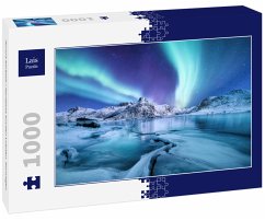 Cover Lais Puzzle Aurora borealis / Nordlicht auf den Lofoten, Norwegen 1000 Teile