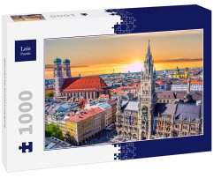 Cover Lais Puzzle München bei Sonnenuntergang 1000 Teile