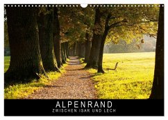 Alpenrand zwischen Isar und Lech (Wandkalender 2024 DIN A3 quer), CALVENDO Monatskalender