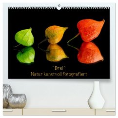 &quote;Drei&quote; Natur kunstvoll fotografiert (hochwertiger Premium Wandkalender 2024 DIN A2 quer), Kunstdruck in Hochglanz