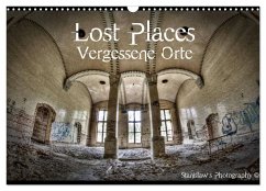Lost Places, Vergessene Orte (Wandkalender 2024 DIN A3 quer), CALVENDO Monatskalender