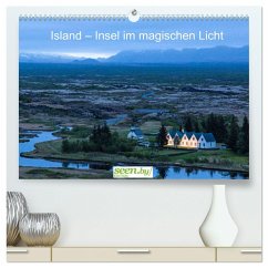 Island ¿ Insel im magischen Licht (hochwertiger Premium Wandkalender 2024 DIN A2 quer), Kunstdruck in Hochglanz