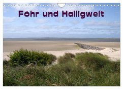 Föhr und Halligwelt 2024 (Wandkalender 2024 DIN A4 quer), CALVENDO Monatskalender