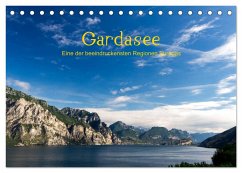 Gardasee / CH-Version (Tischkalender 2024 DIN A5 quer), CALVENDO Monatskalender - Kuehn, Thomas