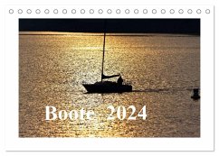 Boote 2024 (Tischkalender 2024 DIN A5 quer), CALVENDO Monatskalender