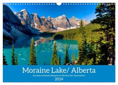 Moraine Lake, Alberta/ Kanada (Wandkalender 2024 DIN A3 quer), CALVENDO Monatskalender