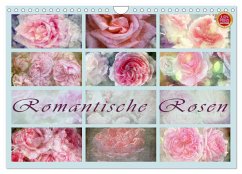 Romantische Rosen (Wandkalender 2024 DIN A4 quer), CALVENDO Monatskalender