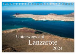 Unterwegs auf Lanzarote (Tischkalender 2024 DIN A5 quer), CALVENDO Monatskalender