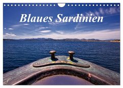 Blaues Sardinien (Wandkalender 2024 DIN A4 quer), CALVENDO Monatskalender