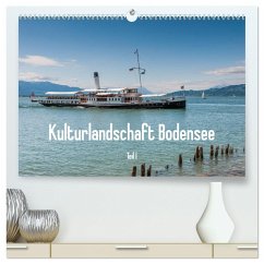 Kulturlandschaft Bodensee - Teil I (hochwertiger Premium Wandkalender 2024 DIN A2 quer), Kunstdruck in Hochglanz