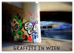 Graffiti in Wien (Wandkalender 2024 DIN A3 quer), CALVENDO Monatskalender