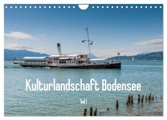 Kulturlandschaft Bodensee - Teil I (Wandkalender 2024 DIN A4 quer), CALVENDO Monatskalender