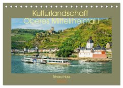 Kulturlandschaft Oberes Mittelrheintal I (Tischkalender 2024 DIN A5 quer), CALVENDO Monatskalender - Hess, Erhard