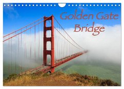 Golden Gate Bridge (Wandkalender 2024 DIN A4 quer), CALVENDO Monatskalender