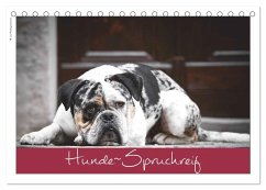 Hunde-Spruchreif (Tischkalender 2024 DIN A5 quer), CALVENDO Monatskalender - Hundeimpressionen Anja Kiefer, ©