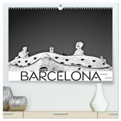 BARCELONA [black/white] (hochwertiger Premium Wandkalender 2024 DIN A2 quer), Kunstdruck in Hochglanz - photography [Daniel Slusarcik], D.S