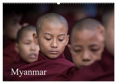 Myanmar 2024 (Wandkalender 2024 DIN A2 quer), CALVENDO Monatskalender - Rusch, Winfried