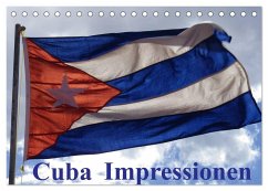 Cuba Impressionen (Tischkalender 2024 DIN A5 quer), CALVENDO Monatskalender