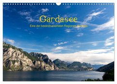 Gardasee / CH-Version (Wandkalender 2024 DIN A3 quer), CALVENDO Monatskalender - Kuehn, Thomas