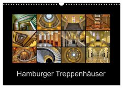 Hamburger Treppenhäuser (Wandkalender 2024 DIN A3 quer), CALVENDO Monatskalender