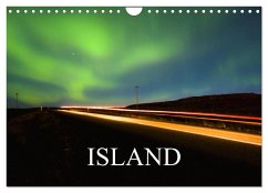 Island (Wandkalender 2024 DIN A4 quer), CALVENDO Monatskalender - Luedke, Sebastian