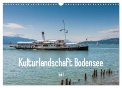 Kulturlandschaft Bodensee - Teil I (Wandkalender 2024 DIN A3 quer), CALVENDO Monatskalender