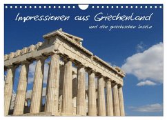 Impressionen aus Griechenland (Wandkalender 2024 DIN A4 quer), CALVENDO Monatskalender - Schulz, Patrick