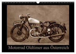 Motorrad Oldtimer aus Österreich (Wandkalender 2024 DIN A3 quer), CALVENDO Monatskalender - Siebenhühner, Gabi