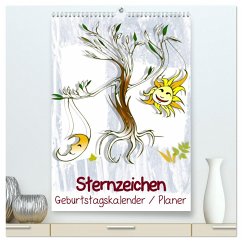 Sternzeichen ¿ Geburtstagskalender / Planer (hochwertiger Premium Wandkalender 2024 DIN A2 hoch), Kunstdruck in Hochglanz - Stanzer, Elisabeth