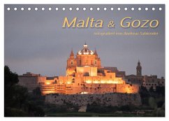 Malta & Gozo (Tischkalender 2024 DIN A5 quer), CALVENDO Monatskalender