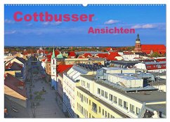 Cottbusser Ansichten (Wandkalender 2024 DIN A2 quer), CALVENDO Monatskalender