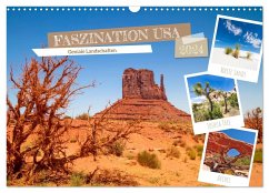 FASZINATION USA Geniale Landschaften (Wandkalender 2024 DIN A3 quer), CALVENDO Monatskalender