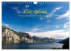 Gardasee / CH-Version (Wandkalender 2024 DIN A4 quer), CALVENDO Monatskalender