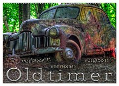 Oldtimer - verlassen verrostet vergessen (Wandkalender 2024 DIN A2 quer), CALVENDO Monatskalender