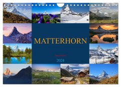 MATTERHORN Impressionen (Wandkalender 2024 DIN A4 quer), CALVENDO Monatskalender