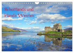 Schottlands und Irlands Westen (Wandkalender 2024 DIN A4 quer), CALVENDO Monatskalender
