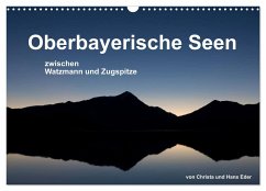 Oberbayerische Seen (Wandkalender 2024 DIN A3 quer), CALVENDO Monatskalender - Eder, Christa