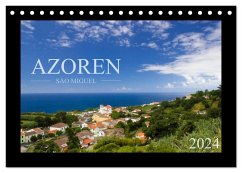 Azoren - São Miguel (Tischkalender 2024 DIN A5 quer), CALVENDO Monatskalender