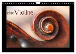 eine Violine (Wandkalender 2024 DIN A4 quer), CALVENDO Monatskalender