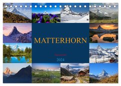 MATTERHORN Impressionen (Tischkalender 2024 DIN A5 quer), CALVENDO Monatskalender - Michel, Susan