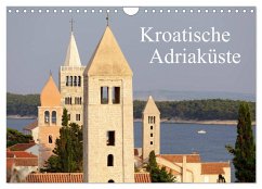 Kroatische Adriaküste (Wandkalender 2024 DIN A4 quer), CALVENDO Monatskalender