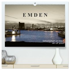 Emden - Seehafenstadt am Dollart (hochwertiger Premium Wandkalender 2024 DIN A2 quer), Kunstdruck in Hochglanz