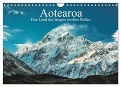 Aotearoa - Das Land der langen weißen Wolke (Wandkalender 2024 DIN A4 quer), CALVENDO Monatskalender