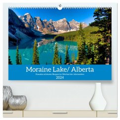 Moraine Lake, Alberta/ Kanada (hochwertiger Premium Wandkalender 2024 DIN A2 quer), Kunstdruck in Hochglanz - G. Pfaff, Hans