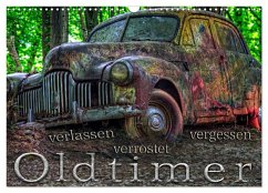 Oldtimer - verlassen verrostet vergessen (Wandkalender 2024 DIN A3 quer), CALVENDO Monatskalender