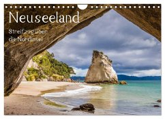 Neuseeland - Streifzug über die Nordinsel / CH-Version (Wandkalender 2024 DIN A4 quer), CALVENDO Monatskalender