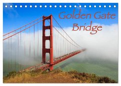 Golden Gate Bridge (Tischkalender 2024 DIN A5 quer), CALVENDO Monatskalender