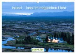 Island ¿ Insel im magischen Licht (Wandkalender 2024 DIN A2 quer), CALVENDO Monatskalender