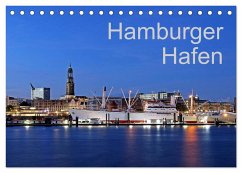 Hamburger Hafen (Tischkalender 2024 DIN A5 quer), CALVENDO Monatskalender