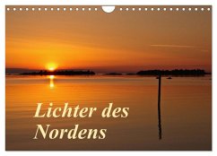 Lichter des Nordens (Wandkalender 2024 DIN A4 quer), CALVENDO Monatskalender